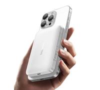 Baseus MagSafe Powerbank 10 000 mAh, con certificación Qi2, Carga inalámbrica ultrarrápida de 15 W, Carga por Cable PD de 22,5 W, batería Externa portátil para iPhone 16/15/14/13/12, Blanco