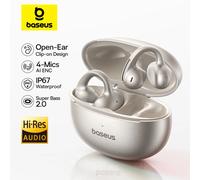 Baseus MC1 Pro auriculares inalámbricos con Clip para la oreja Bluetooth 6,0 auriculares Ultra abiertos de alta resolución pendientes con Clip ENC de 4 micrófonos en los oídos Cosmic Black