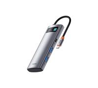 Baseus - Metal Gleam USB Tipo C 5000 Mbit/s Gris