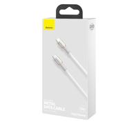 Baseus Pathfinder Free2Draw - Cable de carga rápida tipo C a tipo C (100 W, nebulosa), color morado