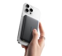 Baseus Picogo AM41 Power Bank, Ultra Slim 10000mAh Qi2 Magsafe Powerbank 15W Wireless, PD 27W de Carga Rápida, Bateria Externa Magnética con Cable USB C para iPhone 17/16/15/14/13/12, Negro