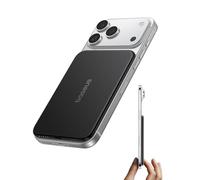 Baseus Picogo AM71 - Cargador portátil Magsafe Ultra Delgado de 0,69 cm, 5000 mAh, certificación CCC, con Cable USB-C de 20 W, batería Externa inalámbrica para iPhone 17/16/15/14/13, Negro