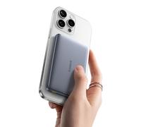 Baseus Picogo - Batería externa ultradelgada de 10000 mAh con certificación Magsafe Qi2, carga inalámbrica de 15 W, PD 27 W, mini batería magnética inalámbrica con cable USB C para iPhone 17 Air/16/15