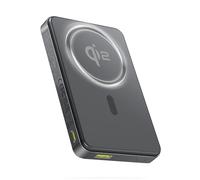 Baseus Power Bank Magsafe Qi2, Magnético Powerbank 10000mAh, 15W Inalámbrico Batería Externa Magnética, Mini Power Bank USB-C PD 22.5W Carga Rápida, Batería Externa para iPhone 16/15/14/13, Negro