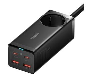 Baseus Power Strip GaN3 Pro Estación de Carga Rápida 100W Negra
