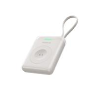 Baseus Powerbank para Apple Watch 10 con Cable de Carga USB-C, [Pantalla LED] Cargador inalámbrico magnético portátil Compatible con Apple iWatch 10/9/8/7/6/SE/5/4/3/2/1/Nike/Ultra/Ultra, Blanco