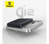 Baseus Qi2 Banco de energía magnético 10000mah 15W Carga inalámbrica 22,5 W Carga cable Qi2-certificada para iPhone 16 15 14 13 12 Pro Max Qi2 15W Black
