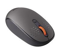 Baseus Ratón inalámbrico Bluetooth para laptop y PC de escritorio, mouse inalámbrico recargable con Bluetooth para MacBook Pro Air, Mac iPad - Gris esmerilado