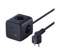 Baseus Regleta Enerfill Cube 67W 1,5m Negra