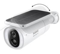 Baseus S1 Cámara de seguridad inalámbrica para exteriores con panel solar inclinable automático y funcionamiento con batería, cámara WiFi de seguridad para el hogar, vigilancia 2 K 145 °, resistente