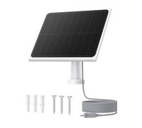 Baseus Security A1 3W Panel Solar para Cámara Vigilancia WiFi Exterior Batería, Impermeable IP67, Cable de 4 Metros, Placa Solar Compatible con las Cámaras Baseus N1/S1 para Energía Solar Infinita
