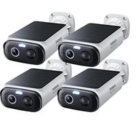 Baseus Security S1 Lite - Cámara de vigilancia para Exteriores con batería Solar WiFi, IP67, Resistente a la Intemperie, cámara de vigilancia inalámbrica para Exteriores 2K 135°, visión Nocturna de