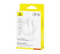 Baseus silky series - cable de carga rápida usb a ip de 2,4 a, 1 metr
