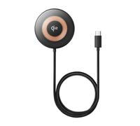 Baseus Simple Mini4 Soporte de Carga inalámbrica magnética Qi2 15W Edición Universal Explorer Negro Cósmico