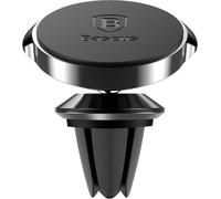 Baseus Small Ears Serie - Soporte magnético para Smartphone (para ventilación del Coche), Color Negro