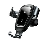 Baseus Soporte Coche Negro con Cargador Inalámbrico
