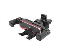 Baseus Soporte para Teléfono de Coche Gravity, Soporte para Salida de Aire de Coche para de 4,7-6,5 Pulgadas, Soporte para Teléfono Móvil Negro
