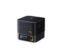 BASEUS Super GaN - Estación de carga de 100 W con cable USB-C retráctil