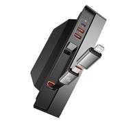 Baseus T-Space Hub para Tesla con cable USB-C retráctil de 45 W