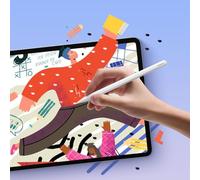 Baseus Tablet Tool Pen Smooth Writing 2 Wireless Charging with LED Indicator + Active Replaceable Tip for iPad, White (P80015803213-00)