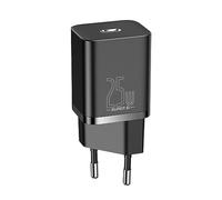 Baseus Travel Charger Super Si 1C Quick Charger 25W EU Black (CCSP020101)