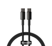 Baseus Tugsten Gold 100W Cable USB-C a USB-C 1m Negro