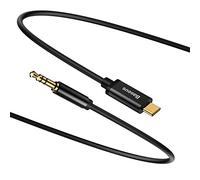 Baseus Type-C CAM01-01 - Cable de audio macho a 3,5 macho, color negro