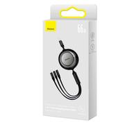 Baseus universal 3-in-1 bright mirror 2 cable retractable, usb to micr