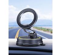 Baseus VC2 Flex Soporte Magnetico Movil Coche Ventosa, Soporte Magsafe Coche para Salpicadero y Parabrisas, Ajustable en 720° y Plegable para iPhone 16 15 14 13 12 Pro MAX