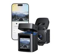 Baseus VD1 Dashcam para Coche con GPS Galileo WiFi, Gran Angular de 170° WDR, 3K Visión Nocturna Ultra Nítida, Cámara Coche - Vigilancia de Aparcamiento 24/7, Sincronización Solar, Control por Voz AI