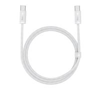 Baseus Yato Dynamic Series - Cable de datos de carga rápida tipo C a tipo C de 100 W, 1 metro de longitud, color blanco