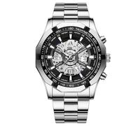 Basfur Watch Bas-Mon-Ho-225-07, Plata y Negro, Modern