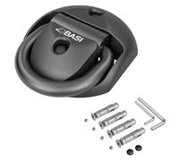 BASI Anclaje de pared para suelo, antirrobo para bicicleta, scooter, motocicleta, alta seguridad, anclaje de fijación para garaje, sótano, pared de casa, barra de acero plegable, grosor de 14 mm de