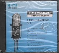 BASI MUSICALI (IN TONALITA' ARIGINALE) - Basi musicali CD Luca Carboni vol.1 Nuovo Sigillato