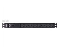 Basic 1U PDU with surge protection 16A