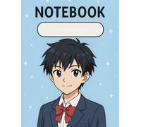 Basic Cartoon Style Composition Notebook, 8.5/11 inch: Colorful Anime style Notebook for Boys. 100 lined pages and weekly homework space.