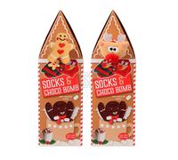 Basic & co la caja de navidad contiene un par de calcetines para hombr