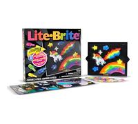 Basic Fun 2215 El clásico por Excelencia de Lite-Brite, Tablero de Dibujo Que se Ilumina, Tablero de Dibujo con luz LED con Colores, Tablero de Dibujo con Efecto Brillo de neón, de a Partir de 3 años
