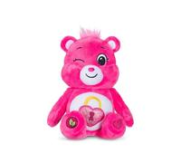 Basic Fun Care Bears Peluche Brillante 22 cm - Secret Bear - Osito con Emblema de Candado y Corazón - Peluche de Colección para Niños y Fans