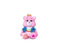 Basic Fun Care Bears x Stranger Things Cheer Bear como Eleven - Peluche 22 cm - Edición Limitada - Regalo para Fans de Stranger Things