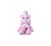 Basic Fun Care Bears x Wicked 22 cm Peluche de Peluche - Love-a-Lot Bear como Glinda - Coleccionable Peluche Suave de la Colección Care Bears x Wicked, Rosa