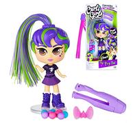 Basic Fun CurliGirls Charli, The Pop Star - Muñeca de peinado con cabello MagiCurl - Estilo una y otra vez - A partir de 3 años
