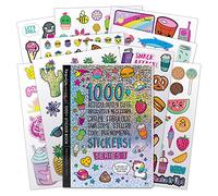 Basic Fun Fashion Angels 1000+ Stickers Ridículamente Lindos - Gran Libro de Stickers para Niñas con Diseños Kawaii, Animales, Comida y Más - Apta para Niños a Partir de 6 Años