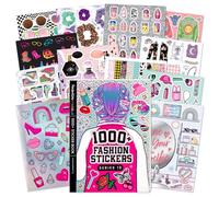 Basic Fun Fashion Angels Libro 1000+ Pegatinas Moda, +8 años