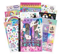 Basic Fun Fashion Angels Libro 1000+ Pegatinas Unicornio, +8