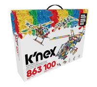 Basic Fun K'NEX 33869 - Juego de construcción y construcción (100 Modelos, 863 Piezas, Incluye Todas Las Piezas clásicas e Ideas sobre 100 Modelos)