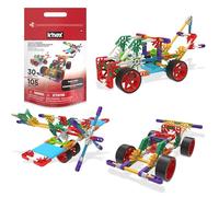 Basic Fun K'NEX Custom Cruisers - Construye 30 Modelos Diferentes con Bolsa de Almacenamiento - Juego Stem para niños Desde 7 años