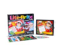 Basic Fun Lite-Brite Colour Pop Elf on The Shelf - Juego Creativo Luminoso navideño con Clavijas de Colores