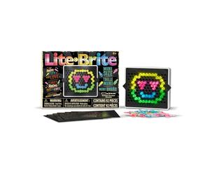 Basic Fun Lite-Brite Mini - Edición Moderna con Plantillas Creativas y Clavijas Luminosas