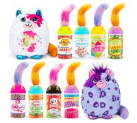 Basic Fun Misfittens Cats - Peluche coleccionable sorpresa - Serie 3 gatos salvajes gatitos peluche gato peluche peludo juguete sorpresa para ni